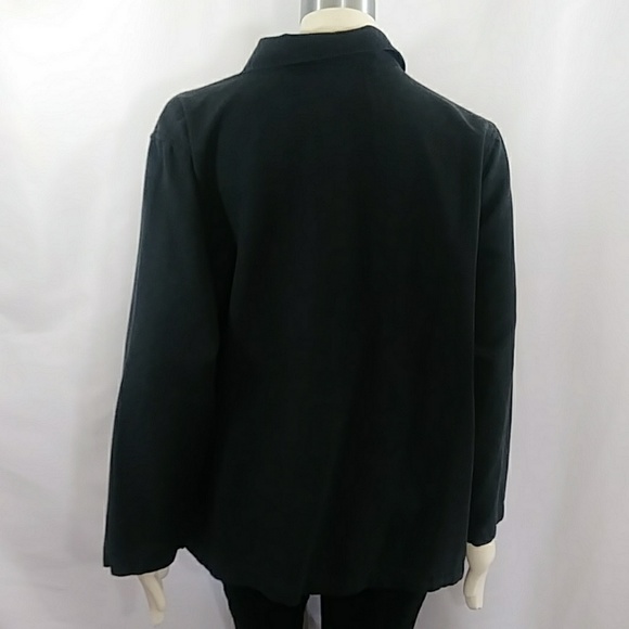 100% Silk Shirt Jacket by Linden Hill - Picture 5 of 8